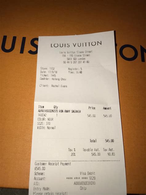 louis vuitton gift receipt fake|Louis Vuitton receipt printable.